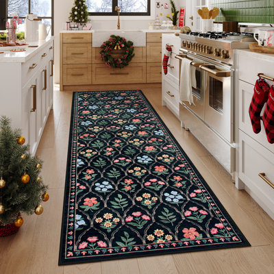 Tapis de Noël antidérapant de Noël