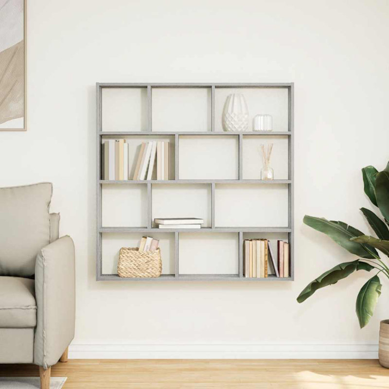 4-9 Cube Shelf, Grey/Sonoma