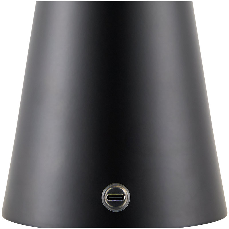 Chaunta Table Lamp, Black