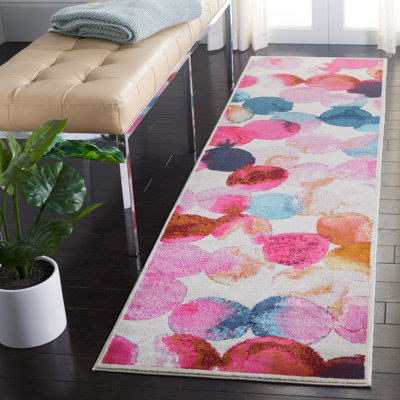 Ofrath Polka Dots Machine Woven Rug
