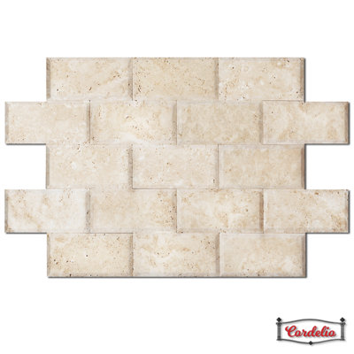 3x6 IVORY UNFILLED & DEEP