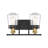2-Light Dimmable Black Vanity Light-46892598-46892587