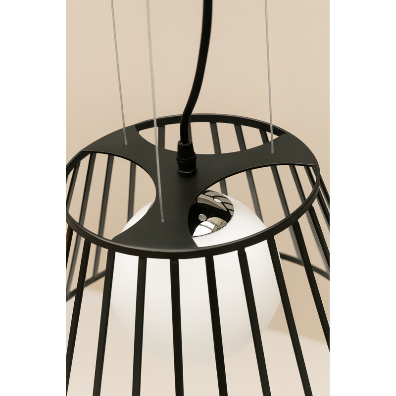 Asi 1 - Light Single Pendant, Black