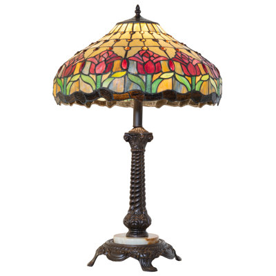 Lampe de table tulipe 28 po