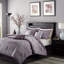 Édredon mauve très grand - motif, rembourrage, lavable, détail de la collection, bourre-119744336-137798992