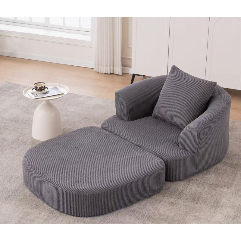 Fauteuil inclinable pliable, Gris