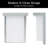 8" LED Modern Wall Sconce, 800 Lumens Outdoor Light Fixture, 10W, 4000K LED Outside Lights, Wet Location Approved ETL Listed