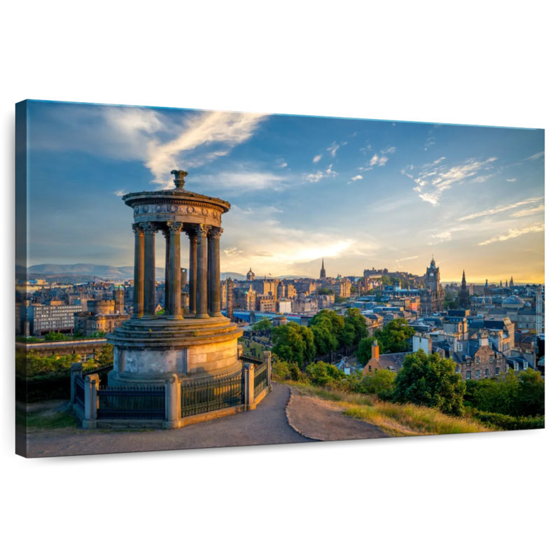 Lilie Edinburgh From Calton Hill, 24" H x 36" W