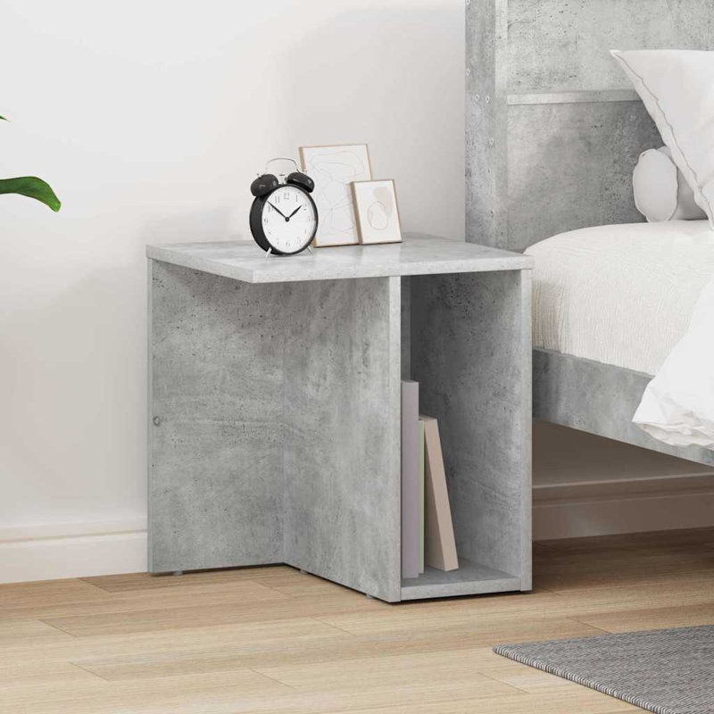 End Table, Concrete Grey