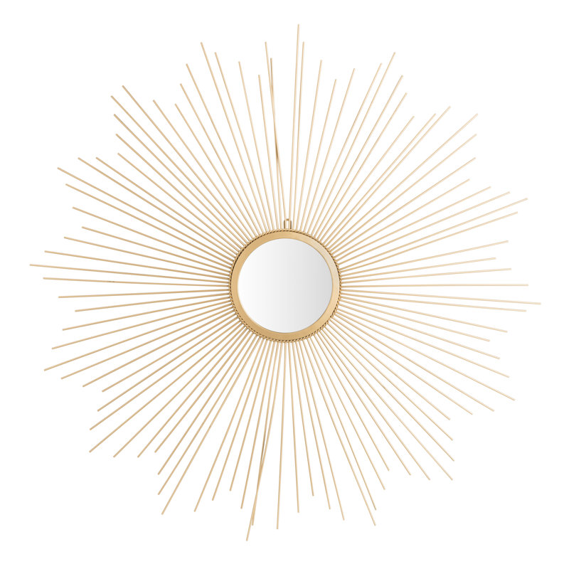 Miroir d’appoint Delfina, Doré