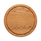 Oak Wood Round Board/Lid With Groove