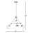 Lodge Iron 4-Light Chandelier