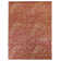 Wilderness Abstract Area Rug in Red/Beige