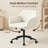 Teddy Fabric Home Office Chair, Adjustable Height, 360° Swivel