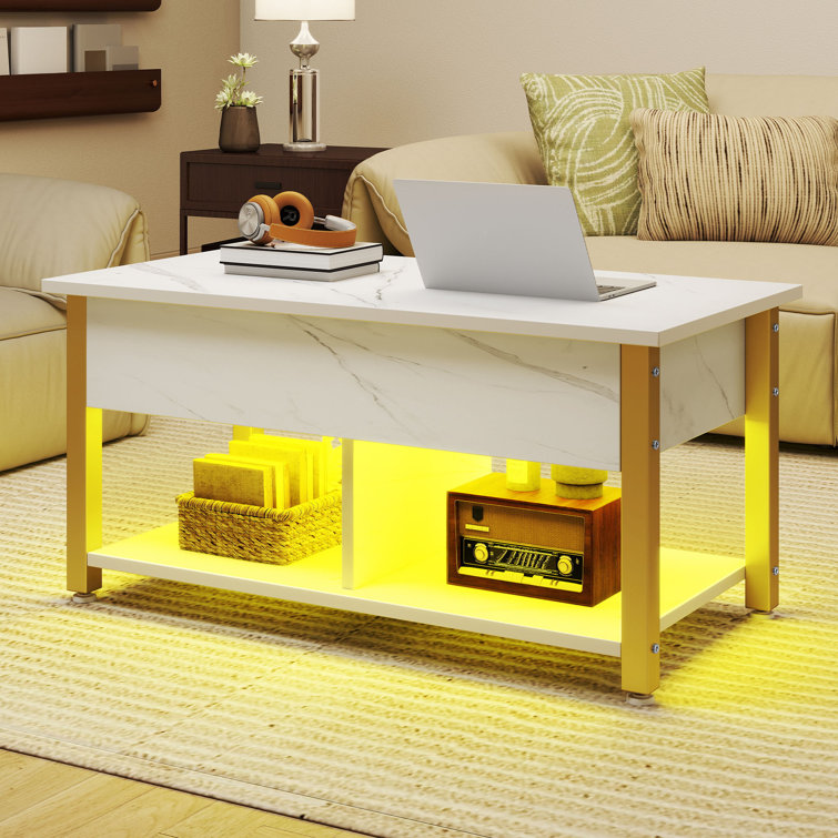 Balconera Lift-Top Coffee Table With Hidden Storage