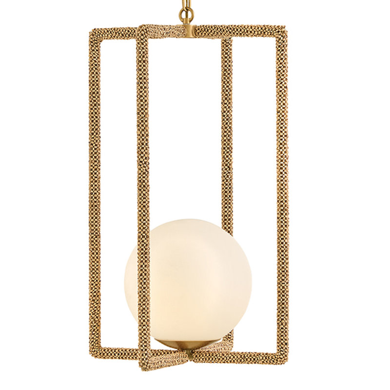 Grand luminaire suspendu Hinkley Keona, Doré