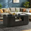 Table basse ovale moderne avec rangement-652910689
