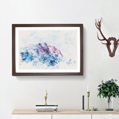 Mountain Peak in Russia - Framed Print