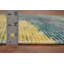 Tapis Coastal Serenity Abstract 2x4 avec tons de bleu doux
