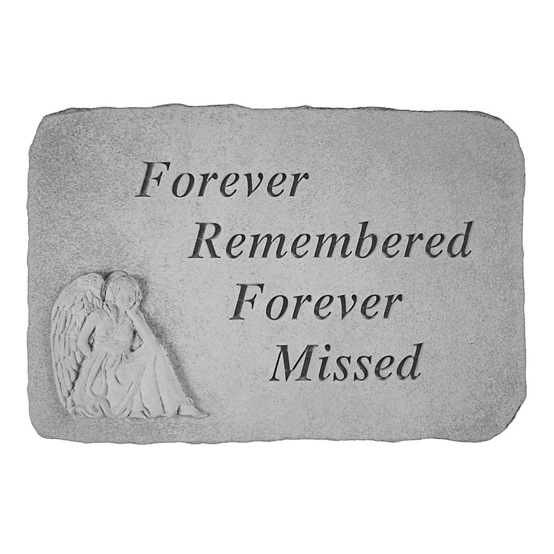 Concrete Religious & Spiritual Memorial Plaque/Stone Design Toscano