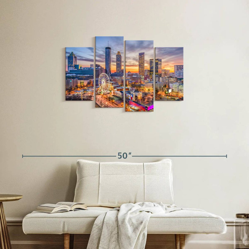 Sireci Atlanta Twilight Sky, 22" H x 36" W