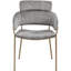 Chaise en velours Yara-75000006