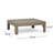 LEFT CORNER BENCH AND COFFEE TABLE