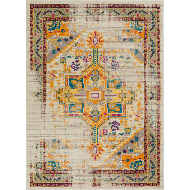 Caraballo Abstract Area Rug, Rectangle 120 x 160cm