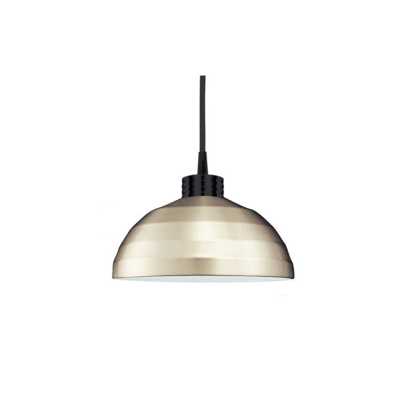 Industrial 1 - Light Single Pendant, Brushed Nickel, Brushed Nickel