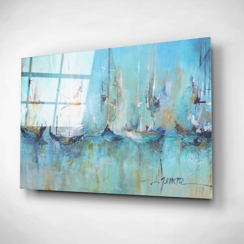 «Altamar» par Leticia Herrera, art mural en verre acrylique, H 12 po x l 16 po x P 0,13 po