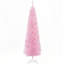 Arbre de Noël festif au crayon rose
