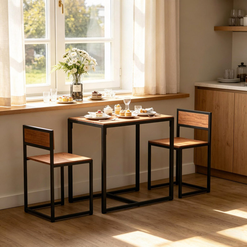 Ensemble de table et chaises de cuisine modernes, ensembles de salle à manger confortables, ensemble de table à manger