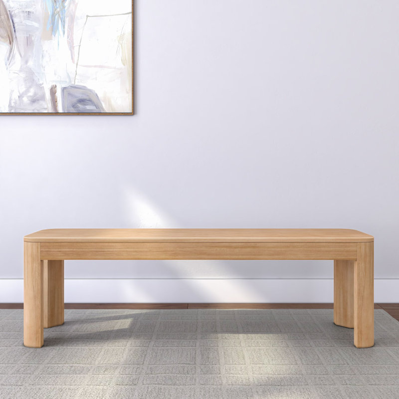 Banc en bois massif Spero 58 ", Blonde