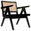 Fauteuil de détente James, noir anthracite