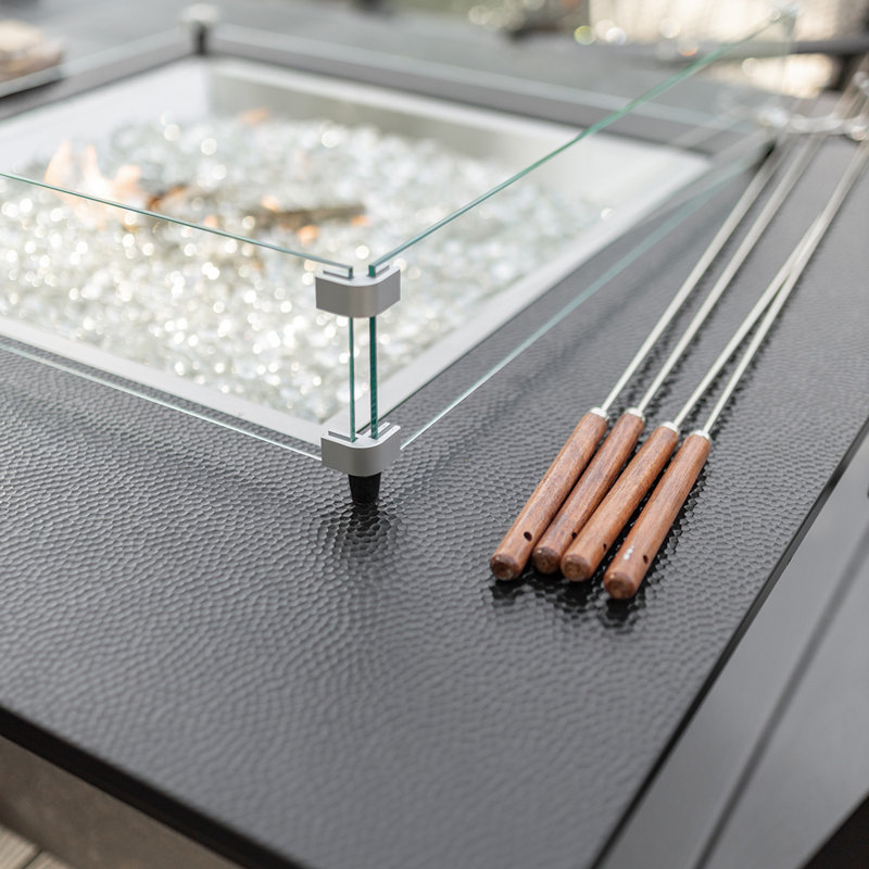 Table de bar berlinois Berlin Gardens, H 39 po x l 47 po x P 47 po, Sarcelle