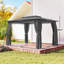 Abri de patio, abri de jardin à toit souple, abri de jardin extérieur