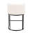 26" Upholstered Metal Barrel Counter Bar Stool-340202081-341230626