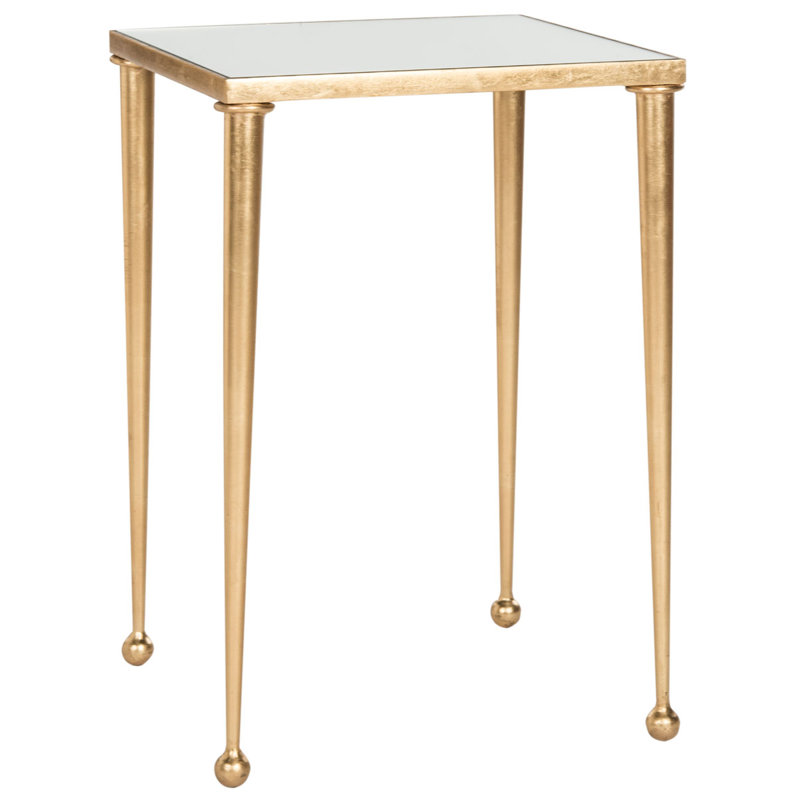 Oxendine Glass Top End Table