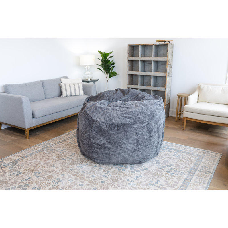 Grand sac de luxe Haven, Gris / bleu