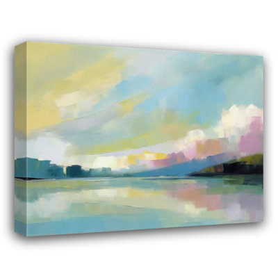 Lake Sunset - Wrapped Canvas Print