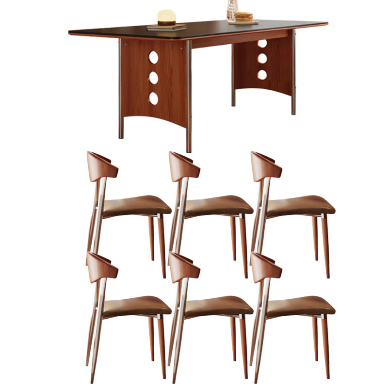 Table de salle à manger Exquise Retro, H 29,52 po x L 70,86 po x l 35,43 po