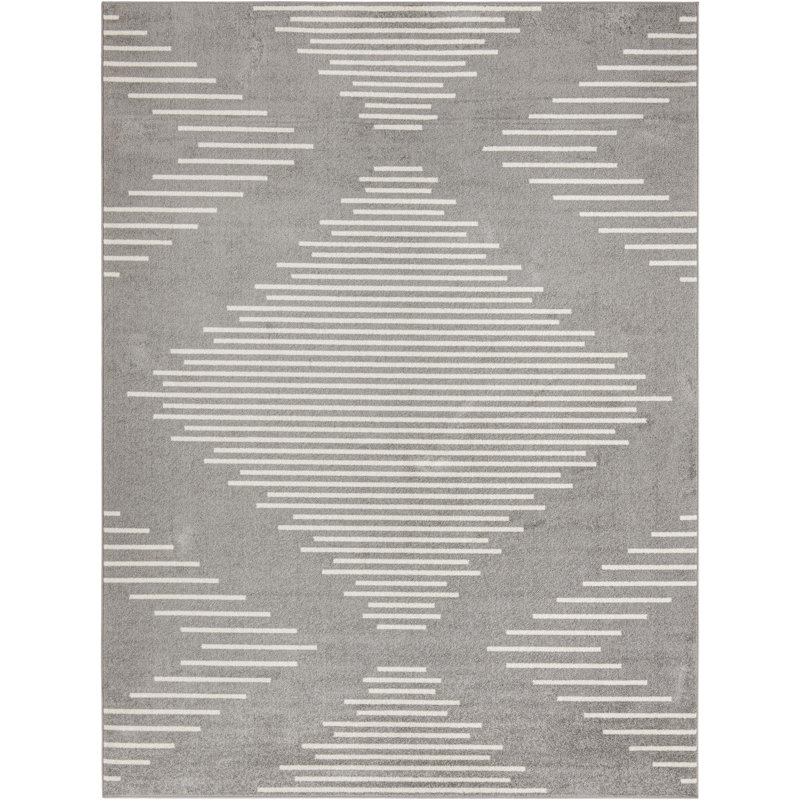 Geometric Indoor Rug, Rectangle 9' x 12'