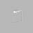 Delta Vero Wall Mount Square Open Towel Ring Bath Hardware Accessory-5822672