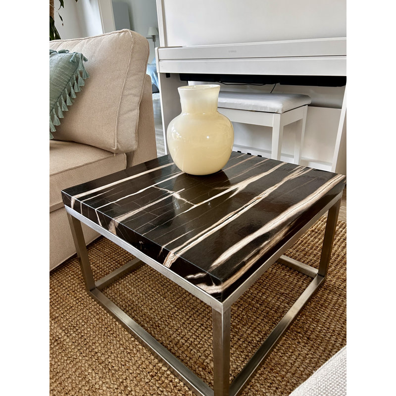 Table basse Petrified, H 16 po x L 31 po x l 31 po