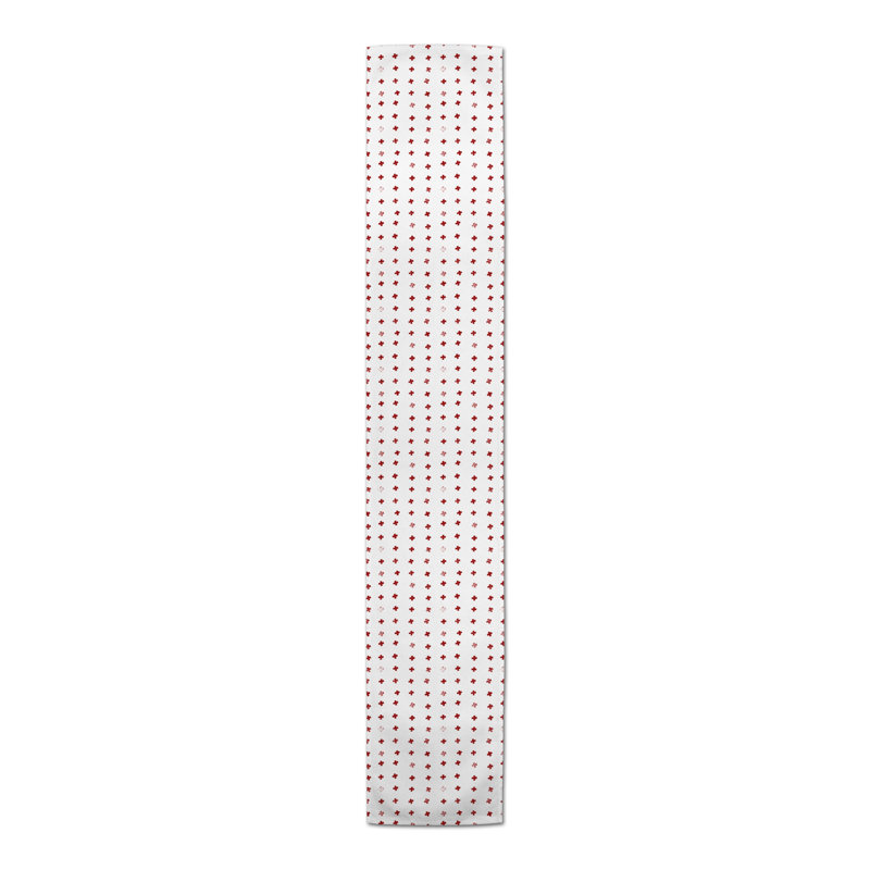 Chemin de table géométrique Mcintosh, L 72 po x l 16 po, Rose, Plus