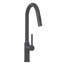 Robinet de cuisine rétractable 19,07 "avec douchette ABS - noir mat en noir, 19,07"-230829307