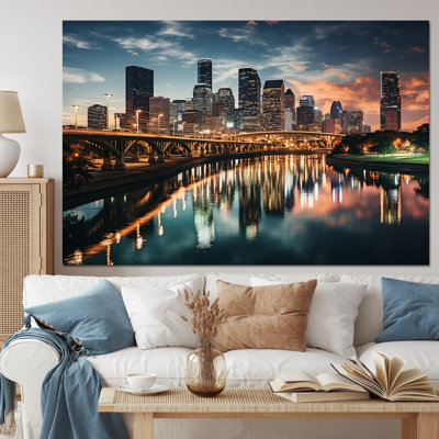 Houston City Horizons II - Houston Wall Art