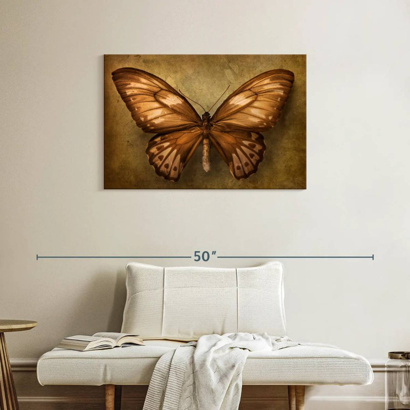 Papillon rétro Brampt, H 24 po x l 36 po