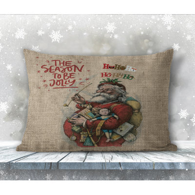Coussin décoratif intérieur / extérieur Santa Claus