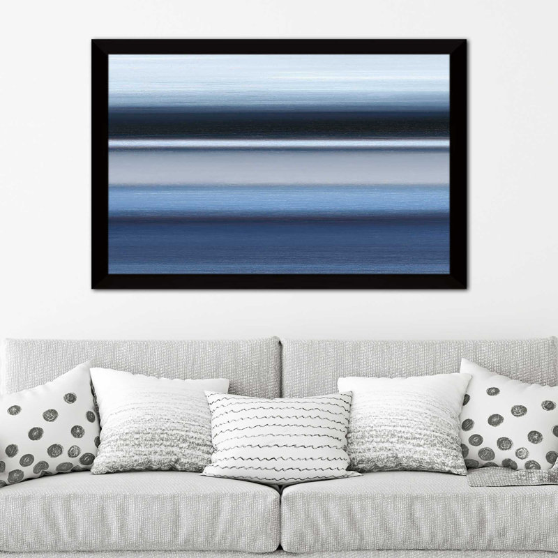 «Indigo I», reproduction d'art sur toile encadrée, H 21,5 po x l 27,5 po